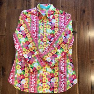 Lilly Pulitzer floral light weight button down